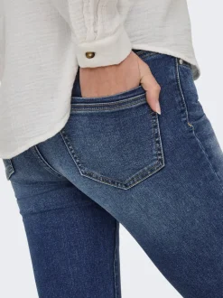 ONLWAUW Middels høy midje Regular Fit Capris