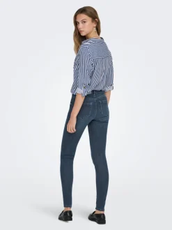 ONLWAUW Middels høy midje Skinny Fit Jeans