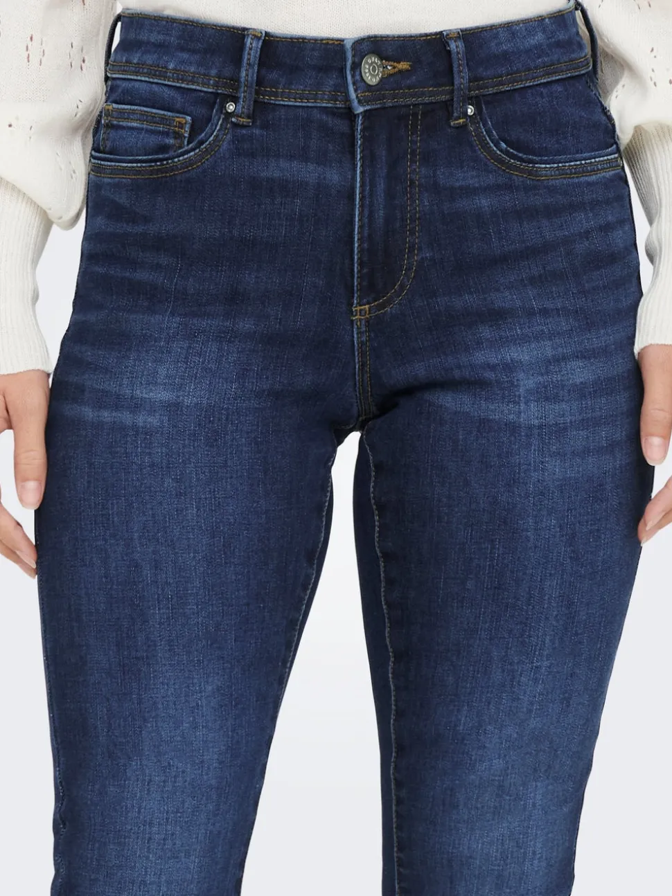 ONLWAUW Middels høy midje Skinny Fit Jeans