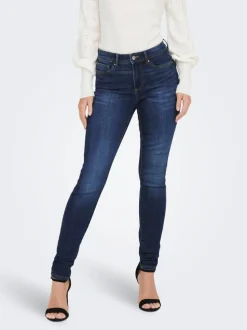 ONLWAUW Middels høy midje Skinny Fit Jeans