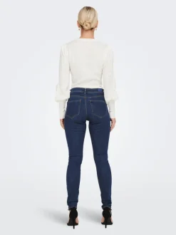 ONLWAUW Middels høy midje Skinny Fit Jeans