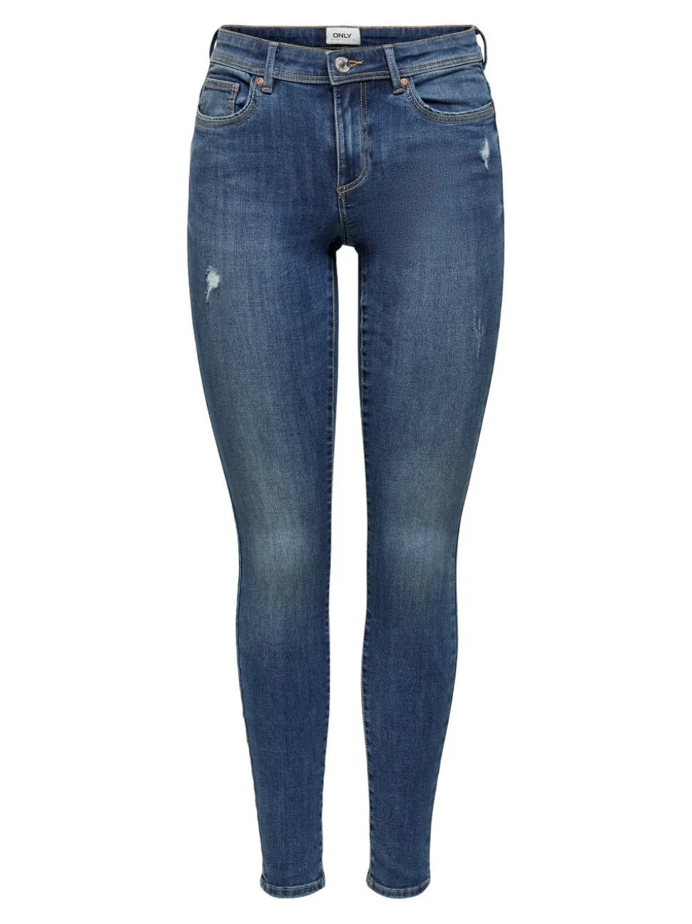 ONLWAUW Middels høy midje Skinny Fit Jeans