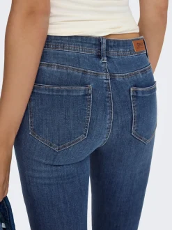ONLWAUW Middels høy midje Skinny Fit Jeans