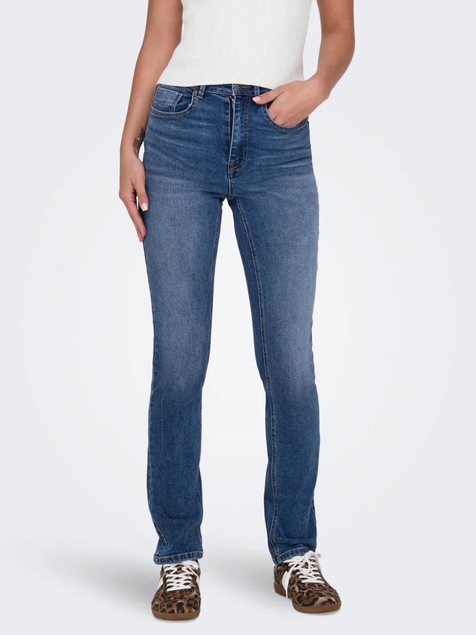 ONLWILLOW Høy midje Slim Fit Jeans