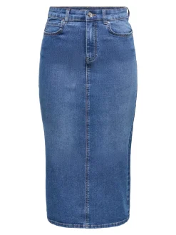 ONLWONDER Denim Denimskjørt Midiskjørt