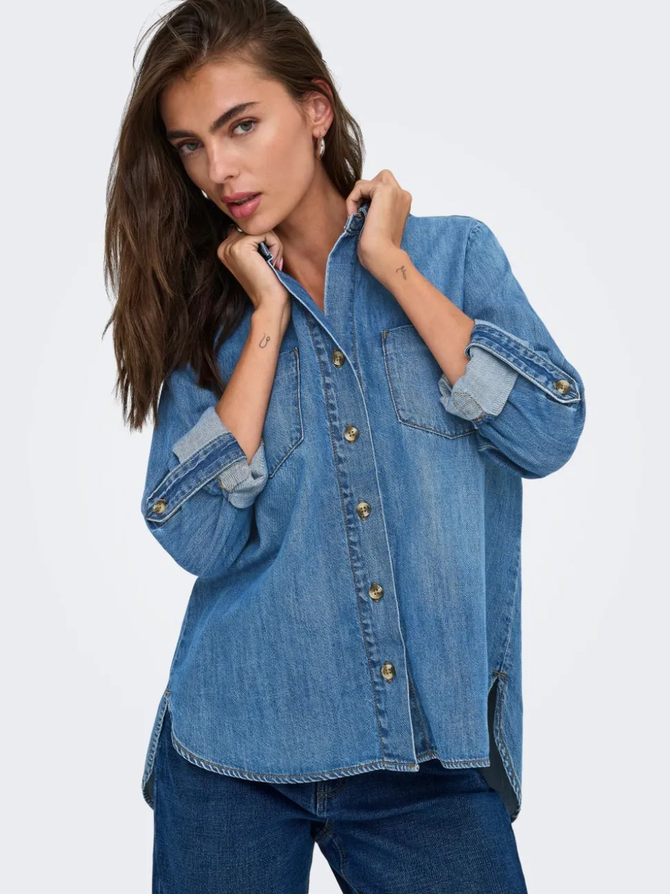 ONLYASMIN Denimskjorte
