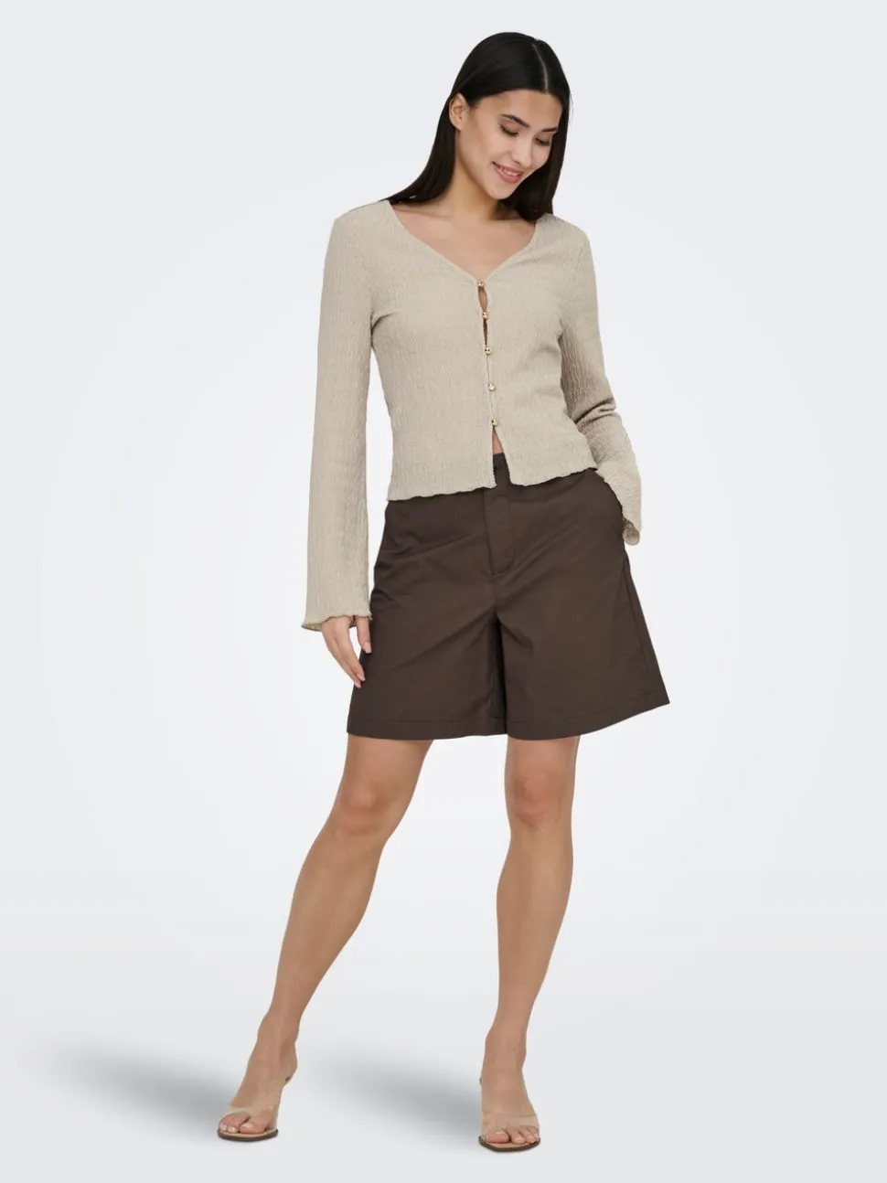 ONLZORA Middels høy midje Loose fit Bermudashorts