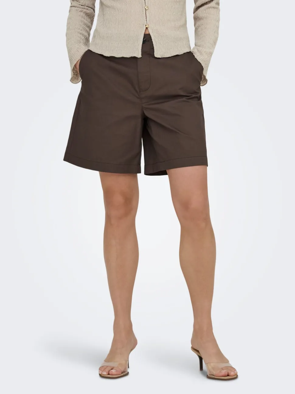 ONLZORA Middels høy midje Loose fit Bermudashorts