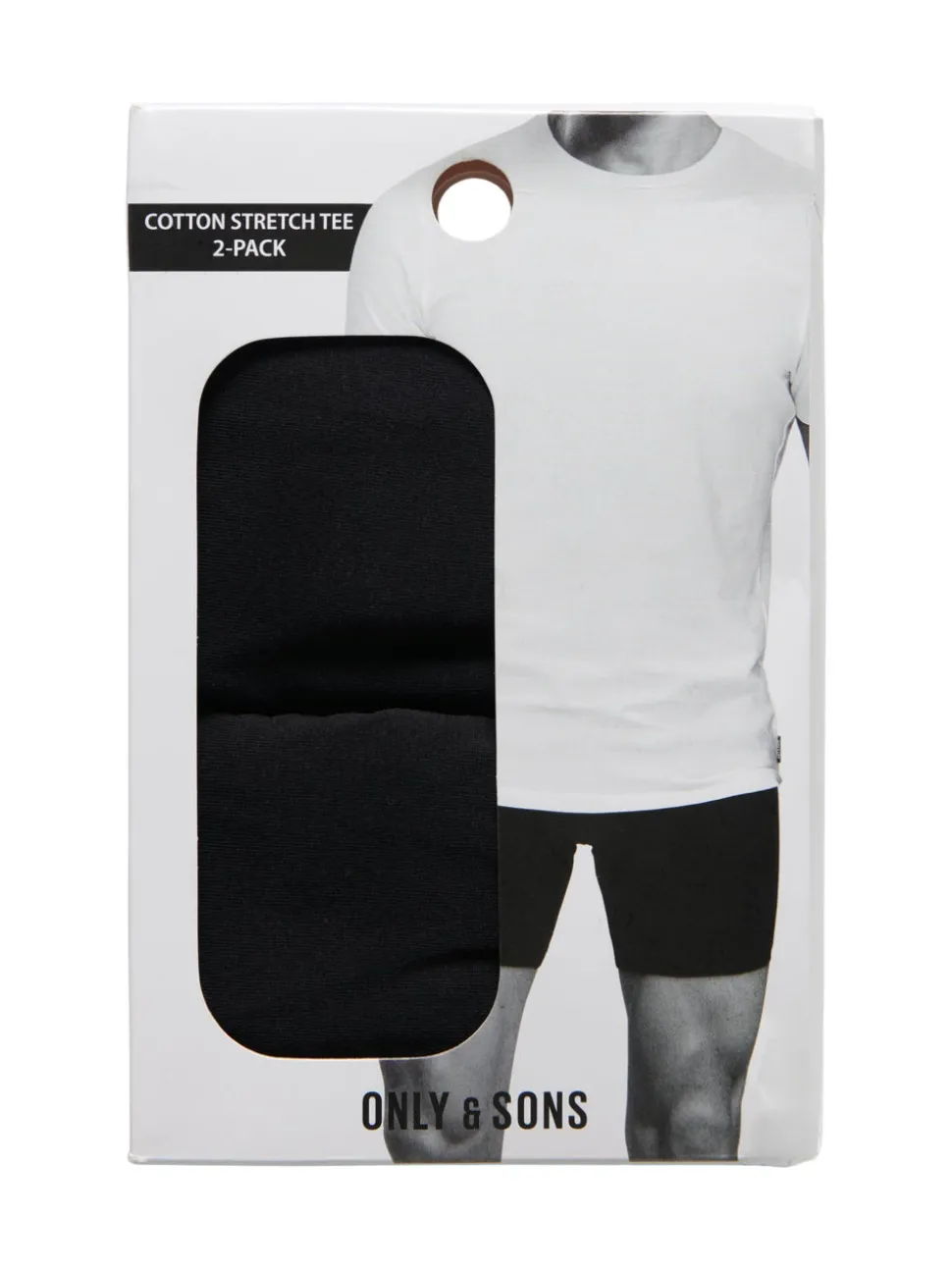 ONSBASIC 2-pack T-skjorte