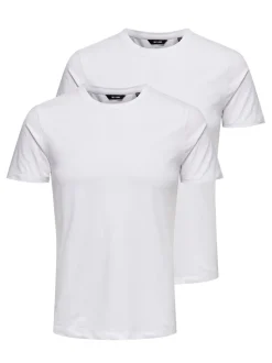 ONSBASIC 2-pack T-skjorte