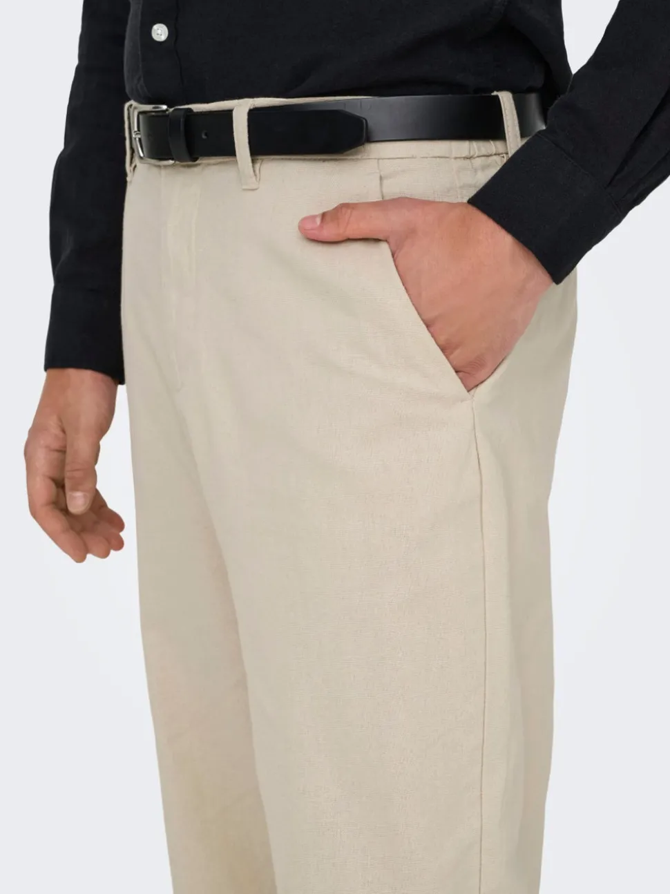 ONSBOB Loose fit Lin Bukser