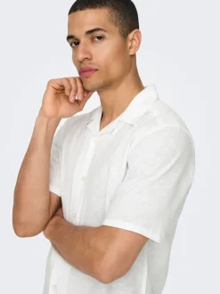 ONSCAIDEN Lin Skjorte