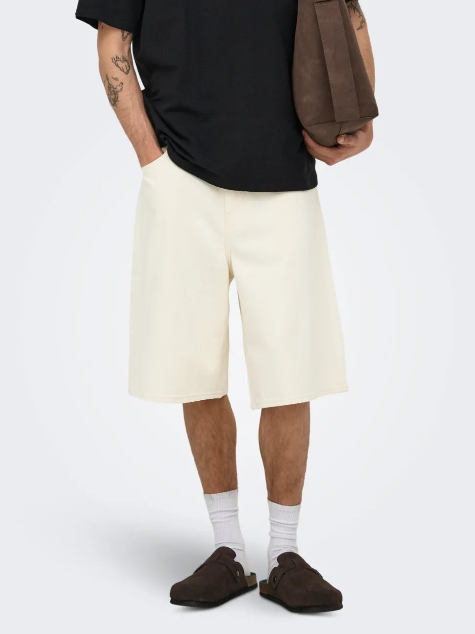 ONSCARL Middels høy midje Balloon Fit Shorts