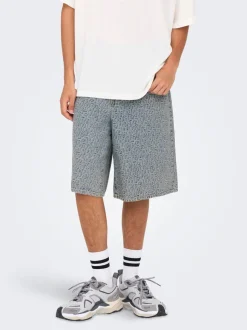 ONSCARL Middels høy midje Balloon Fit Shorts med 5 lommer