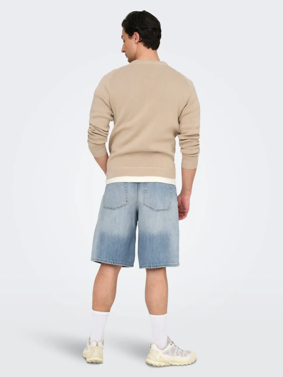 ONSCARL Middels høyt snitt Balloon Fit Shorts
