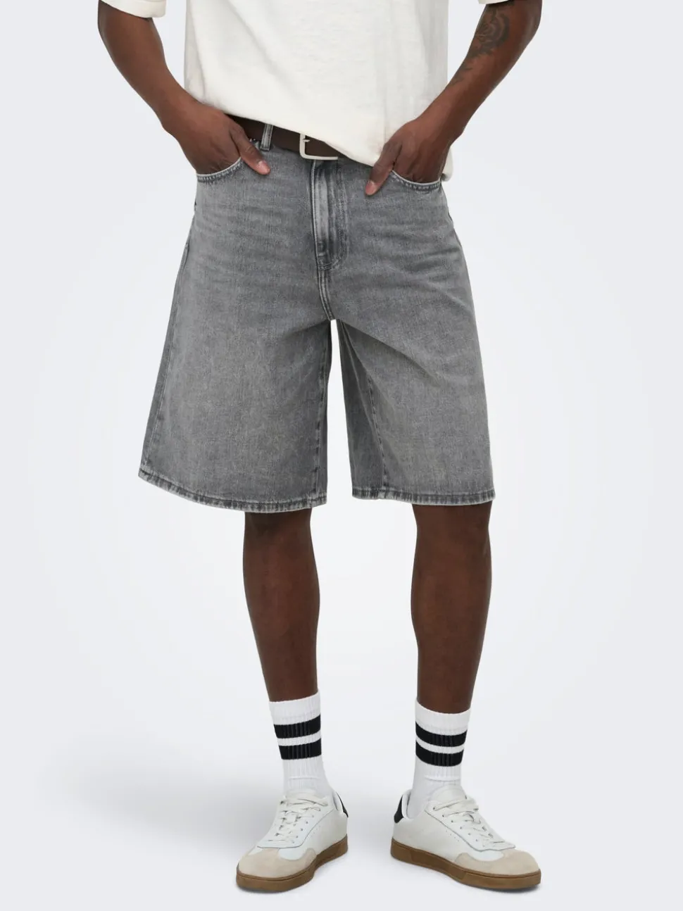 ONSCARL Middels høyt snitt Balloon Fit Shorts