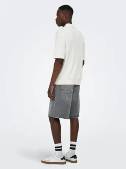 ONSCARL Middels høyt snitt Balloon Fit Shorts