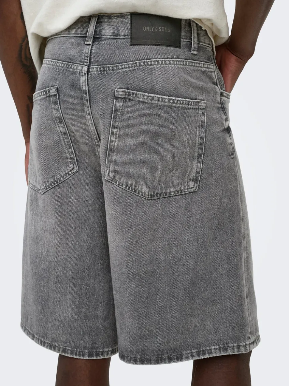 ONSCARL Middels høyt snitt Balloon Fit Shorts