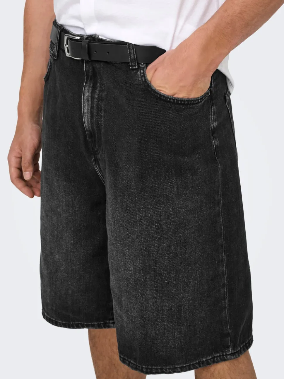 ONSCARL Middels høyt snitt Balloon Fit Shorts
