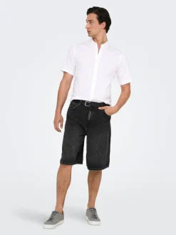 ONSCARL Middels høyt snitt Balloon Fit Shorts