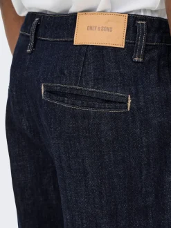 ONSDANI Middels høyt snitt Bred passform - beskåret Jeans