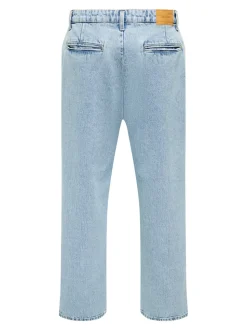 ONSDANI Middels høyt snitt Bred passform - beskåret Jeans