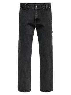 ONSEDGE Middels høy midje Straight Fit Jeans
