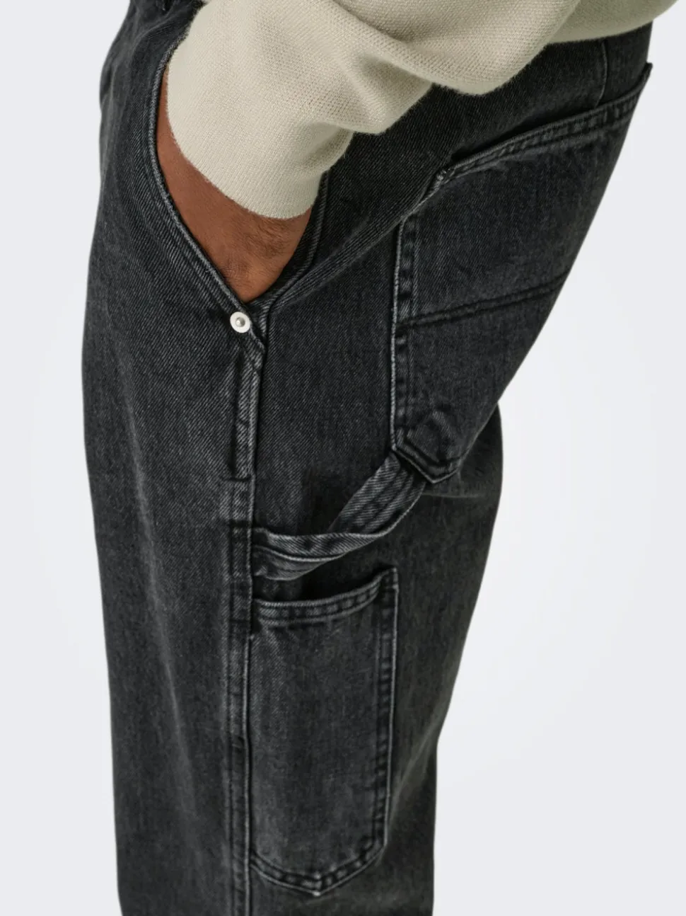 ONSEDGE Middels høy midje Straight Fit Jeans