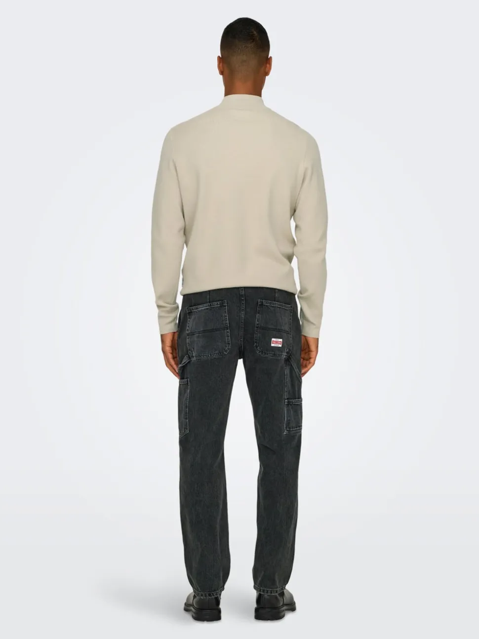 ONSEDGE Middels høy midje Straight Fit Jeans