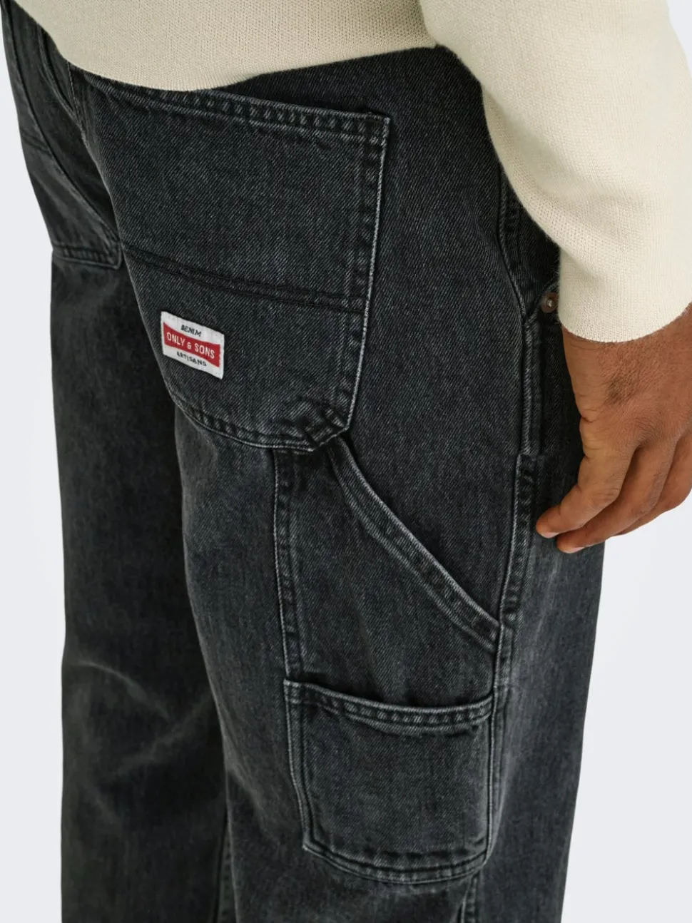 ONSEDGE Middels høy midje Straight Fit Jeans
