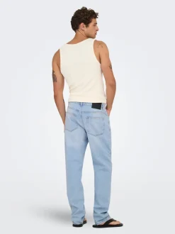 ONSEDGE Middels høy midje Straight Fit Jeans