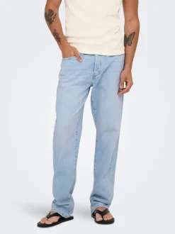 ONSEDGE Middels høy midje Straight Fit Jeans