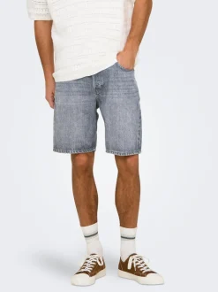 ONSEDGE Middels høy midje Straight Fit Shorts
