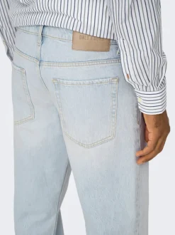ONSEDGE Middels høy midje Straight Fit Jeans