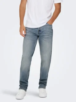 ONSEDGE Middels høy midje Straight Fit Jeans