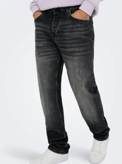 ONSEDGE Middels høy midje Straight Fit Jeans