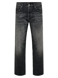 ONSEDGE Middels høy midje Straight Fit Jeans