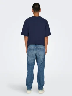 ONSEDGE Middels høy midje Straight Fit Jeans