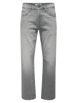ONSEDGE Middels høy midje Straight Fit Jeans