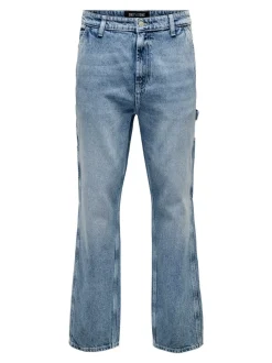 ONSEDGE Middels høy midje Straight Fit Jeans