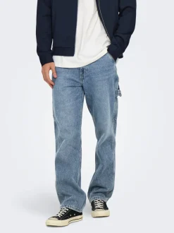 ONSEDGE Middels høy midje Straight Fit Jeans