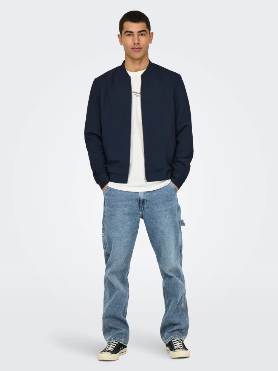 ONSEDGE Middels høy midje Straight Fit Jeans