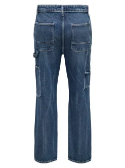 ONSEDGE Middels høy midje Straight Fit Jeans