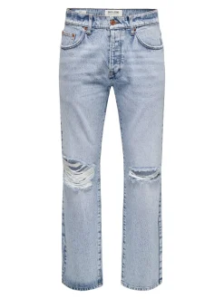 ONSEDGE Middels høy midje Straight Fit Jeans