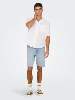ONSEDGE Middels høy midje Straight Fit Shorts
