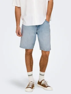 ONSEDGE Middels høy midje Straight Fit Shorts