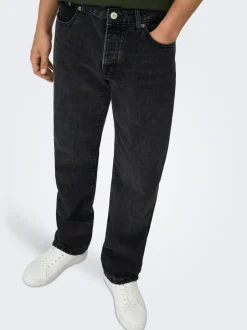 ONSEDGE Middels høyt snitt Straight Fit Jeans