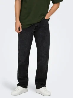 ONSEDGE Middels høyt snitt Straight Fit Jeans
