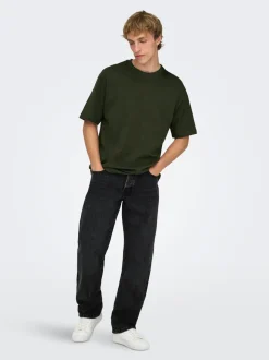 ONSEDGE Middels høyt snitt Straight Fit Jeans