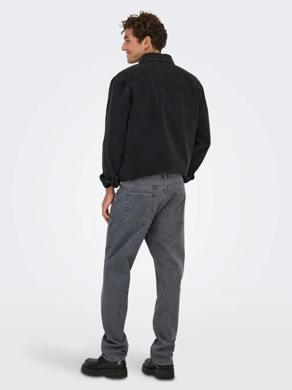 ONSEDGE Middels høyt snitt Straight Fit Jeans